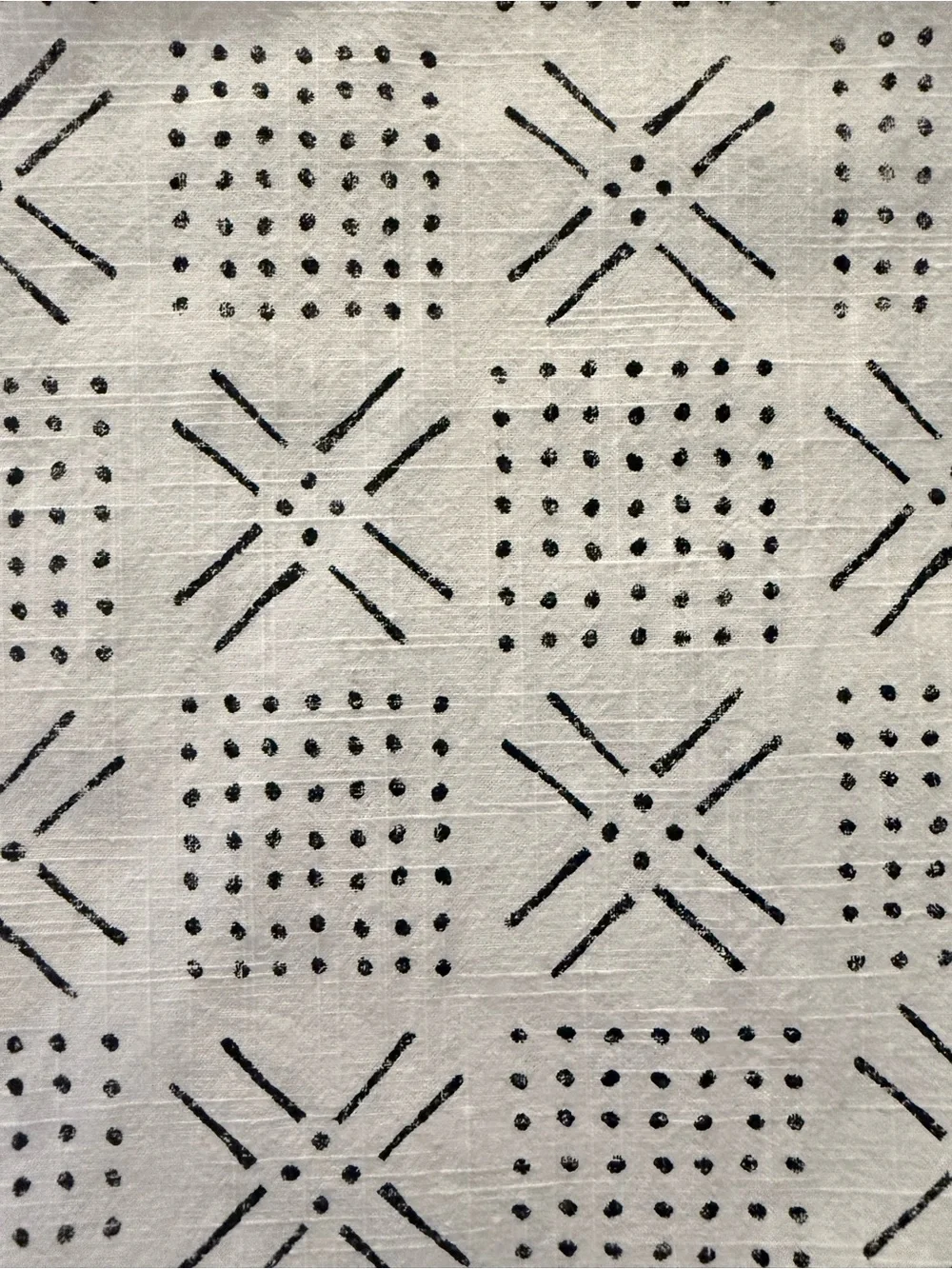White Geometric Shower Curtain - Threshold